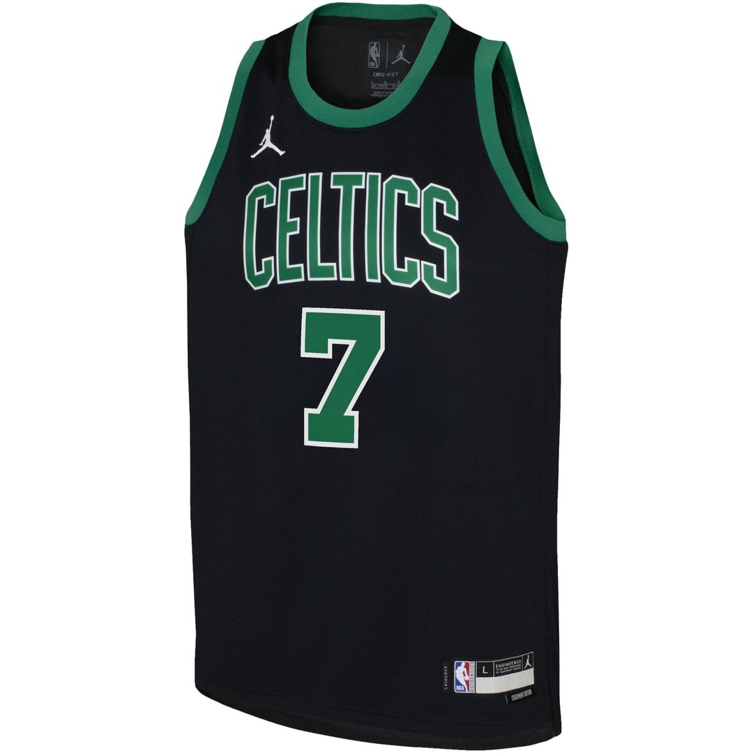 Jaylen Brown Boston Celtics Jordan Brand Youth Swingman Jersey - Statement Edition - Black | NBA Fan Gear