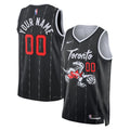 Toronto Raptors Nike Unisex 2025/ 26 City Edition Swingman Custom Jersey - Black | NBA Fan Gear