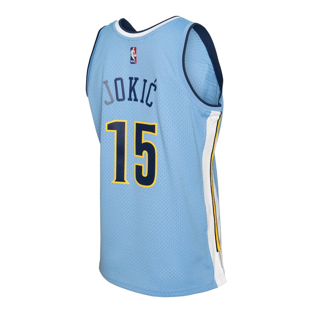 Nikola Jokic Denver Nuggets Mitchell & Ness 2016/ 17 Swingman Jersey - Light Blue | NBA Fan Gear