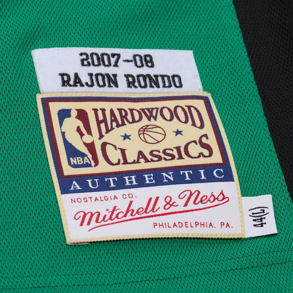 Rajon Rondo Boston Celtics Mitchell & Ness 2007-08 Hardwood Classics Authentic Jersey - Kelly Green | NBA Fan Gear