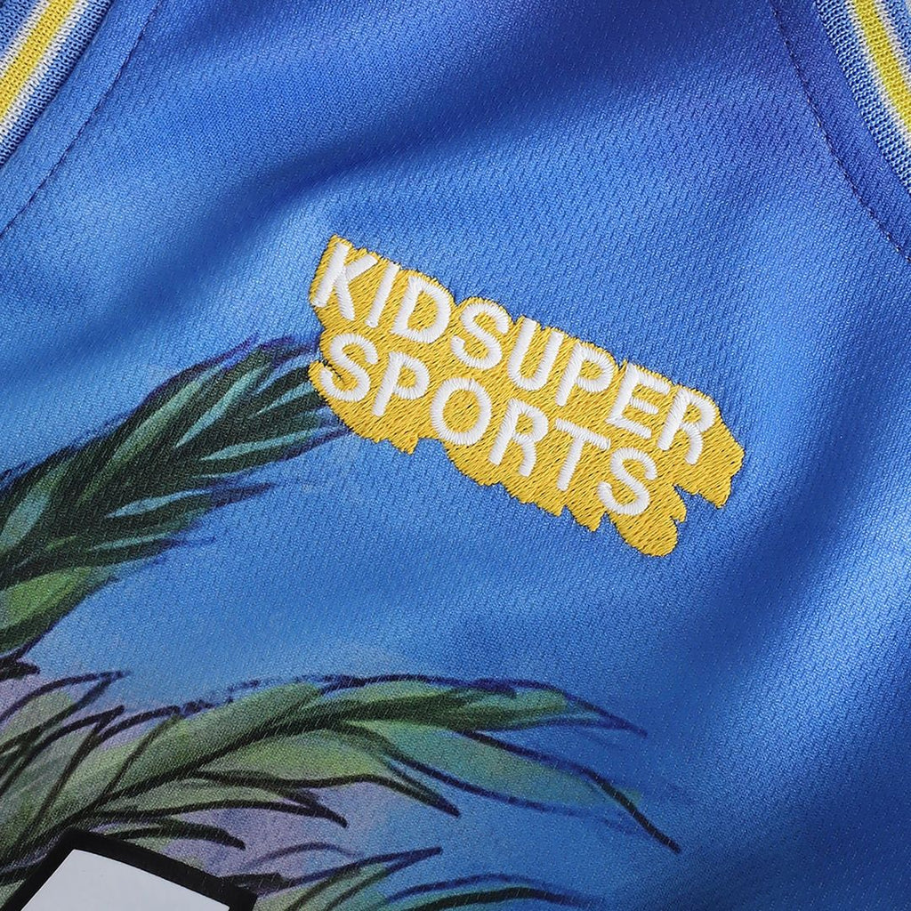 Miami Heat NBA & KidSuper Studios by Fanatics Unisex Hometown Jersey - Blue | NBA x KidSuper Fan Gear