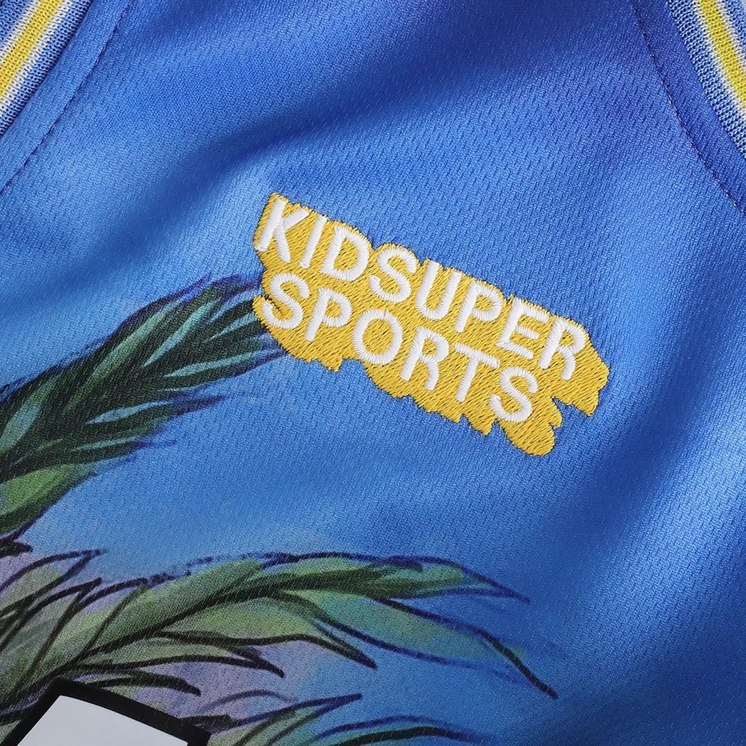 Miami Heat NBA & KidSuper Studios by Fanatics Unisex Hometown Jersey - Blue | NBA x KidSuper Fan Gear