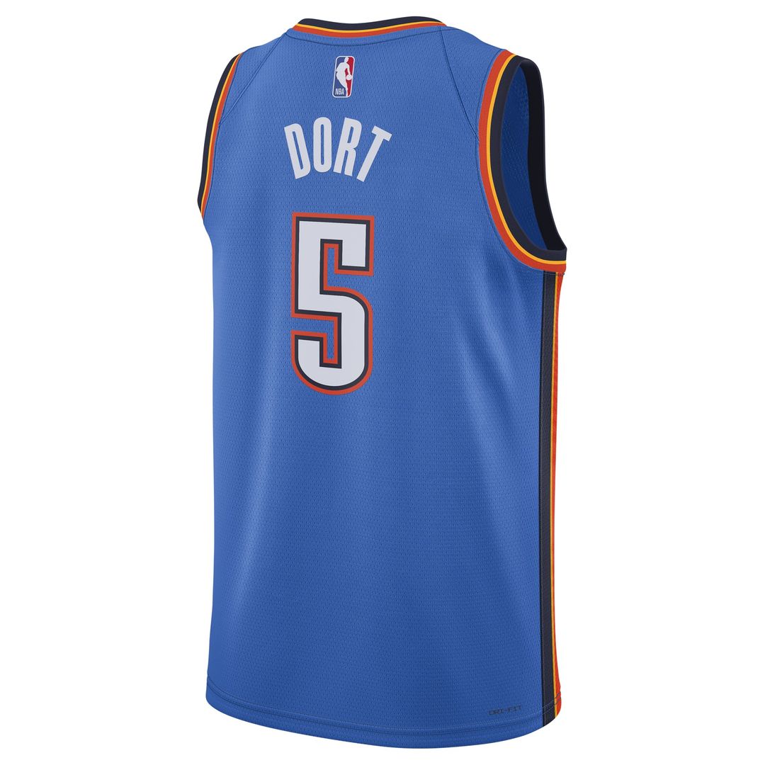 Luguentz Dort Oklahoma City Thunder Nike Unisex Swingman Player Jersey - Icon Edition - Blue | NBA Fan Gear