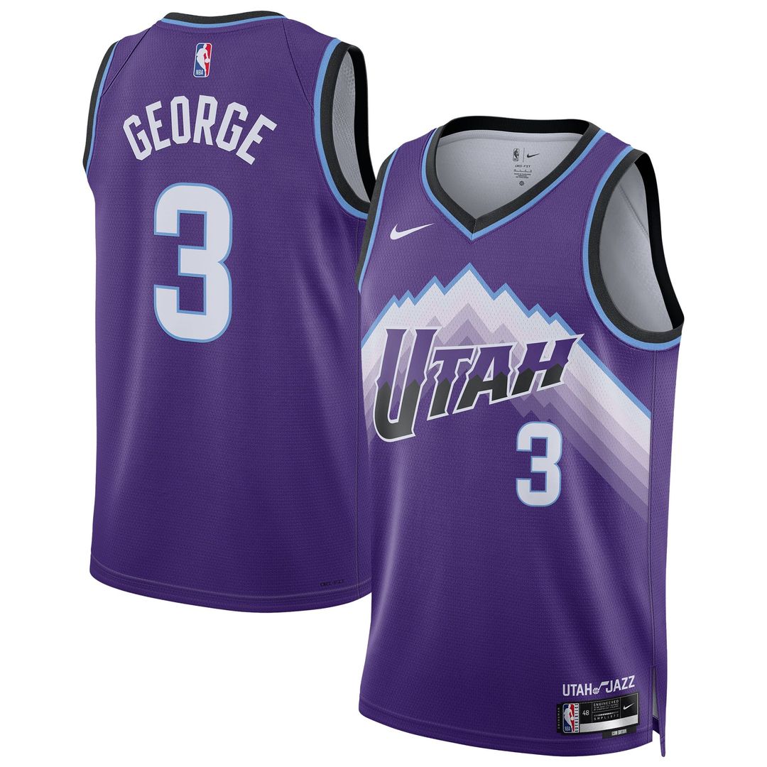 Keyonte George Utah Jazz Nike Unisex Swingman Jersey - Icon Edition - Purple | NBA Fan Gear