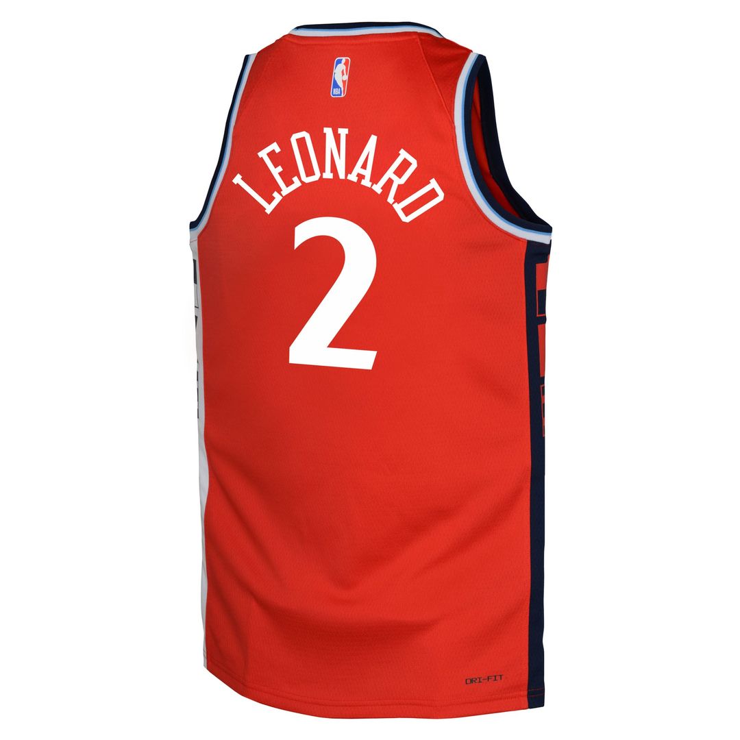 Kawhi Leonard LA Clippers Jordan Brand Youth Swingman Jersey - Statement Edition - Red | NBA Fan Gear