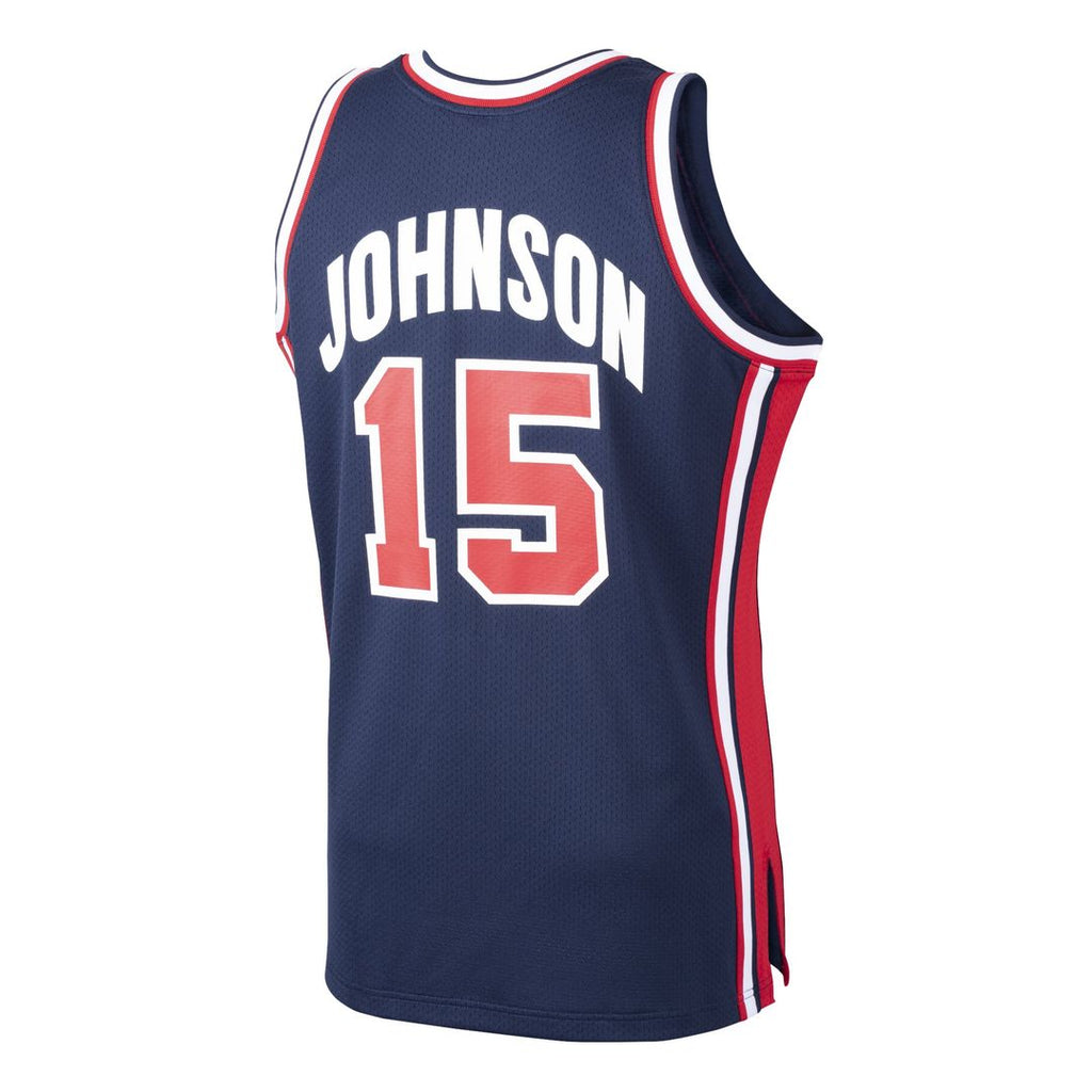 Magic Johnson USA Basketball Mitchell & Ness 1992 Dream Team Authentic Jersey - Navy | NBA Fan Gear