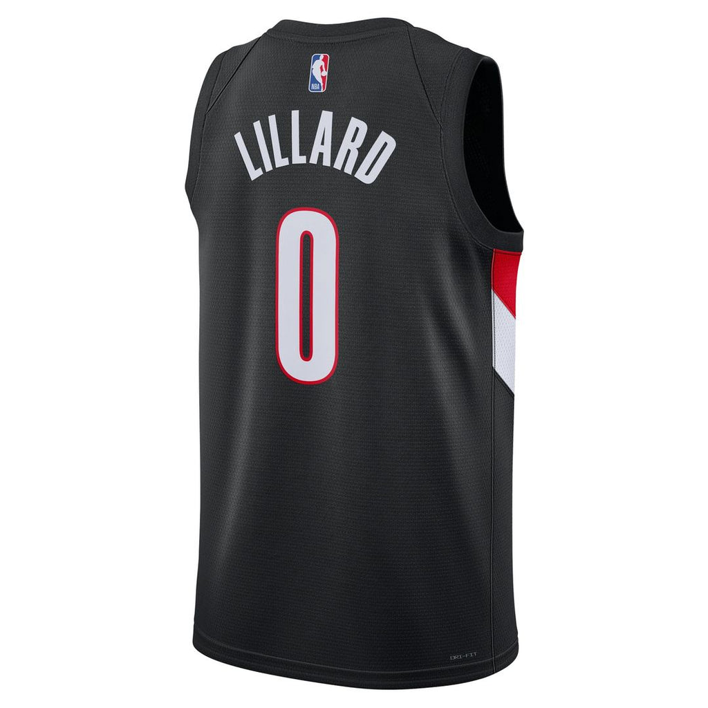 Damian Lillard Portland Trail Blazers Nike Unisex Swingman Player Jersey - Icon Edition - Black | NBA Fan Gear