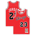 Michael Jordan Chicago Bulls Mitchell & Ness Toddler Hardwood Classics 1984/ 85 Authentic Swingman Jersey - Red | NBA Fan Gear