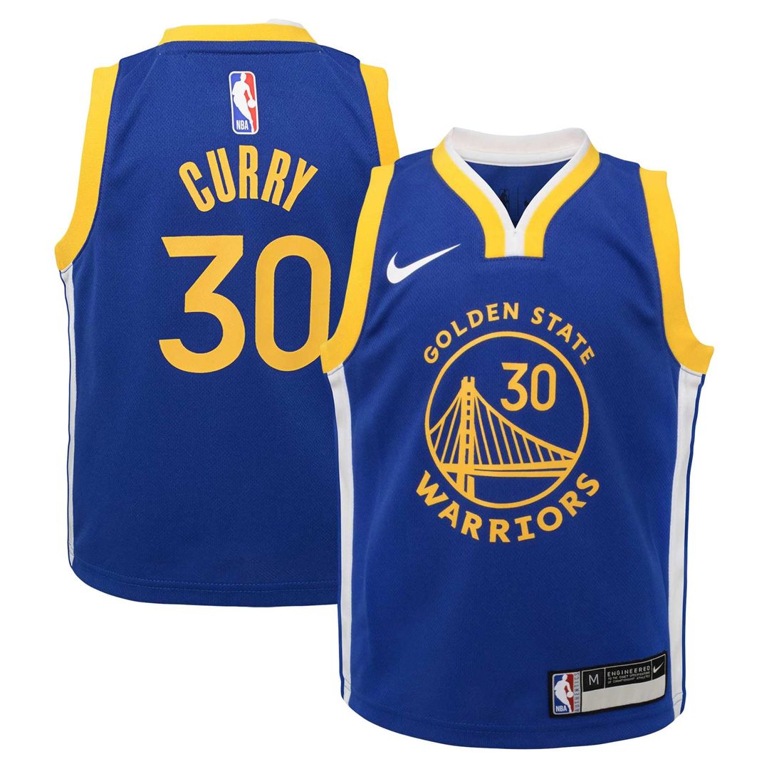 Stephen Curry Golden State Warriors Nike Preschool Dri-FIT Swingman Player Jersey - Icon Edition - Royal | NBA Fan Gear