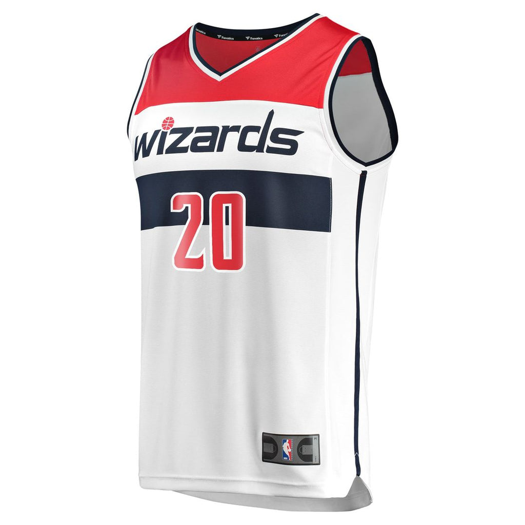 Alexandre Sarr Washington Wizards Fanatics Youth Fast Break Replica Player Jersey - Association Edition - White | NBA Fan Gear