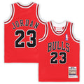Michael Jordan Chicago Bulls Mitchell & Ness Infant 1985/ 86 Hardwood Classics Authentic Jersey - Red | NBA Fan Gear