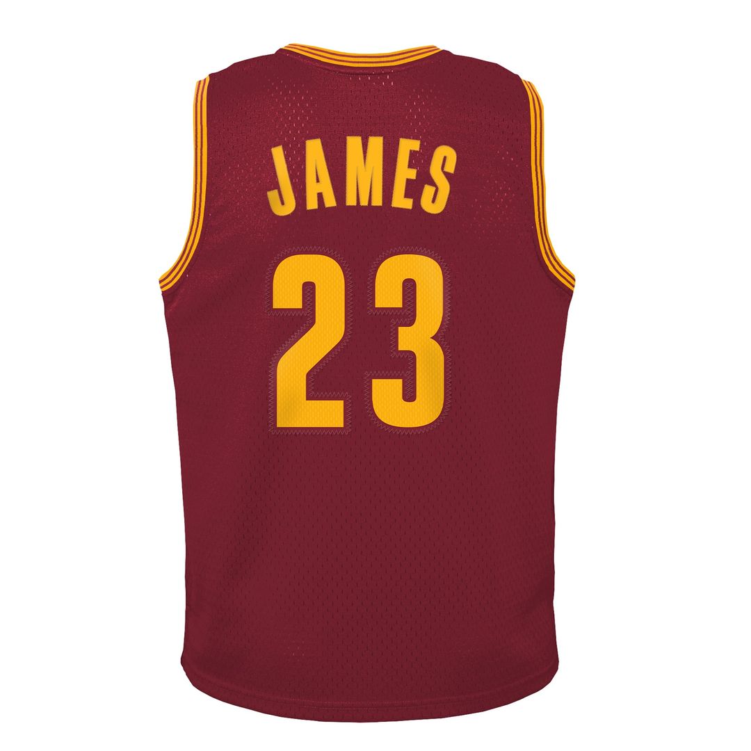 LeBron James Cleveland Cavaliers Mitchell & Ness Youth 2015/ 16 Hardwood Classics Swingman Jersey - Wine | NBA Fan Gear