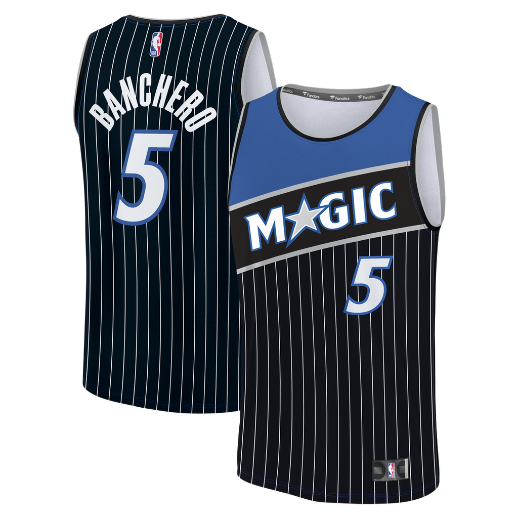 Paolo Banchero Orlando Magic Fanatics Fast Break Jersey - Statement Edition - Black | NBA Fan Gear