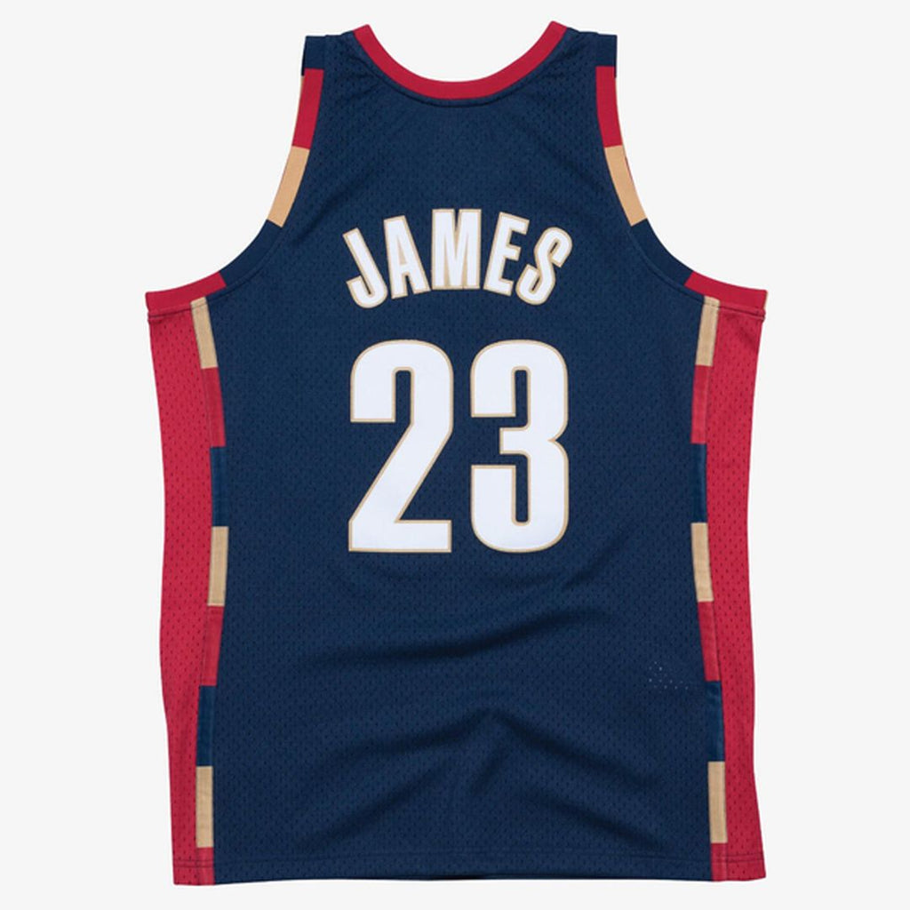 LeBron James Cleveland Cavaliers Mitchell & Ness Hardwood Classics Swingman Jersey - Navy | NBA Fan Gear