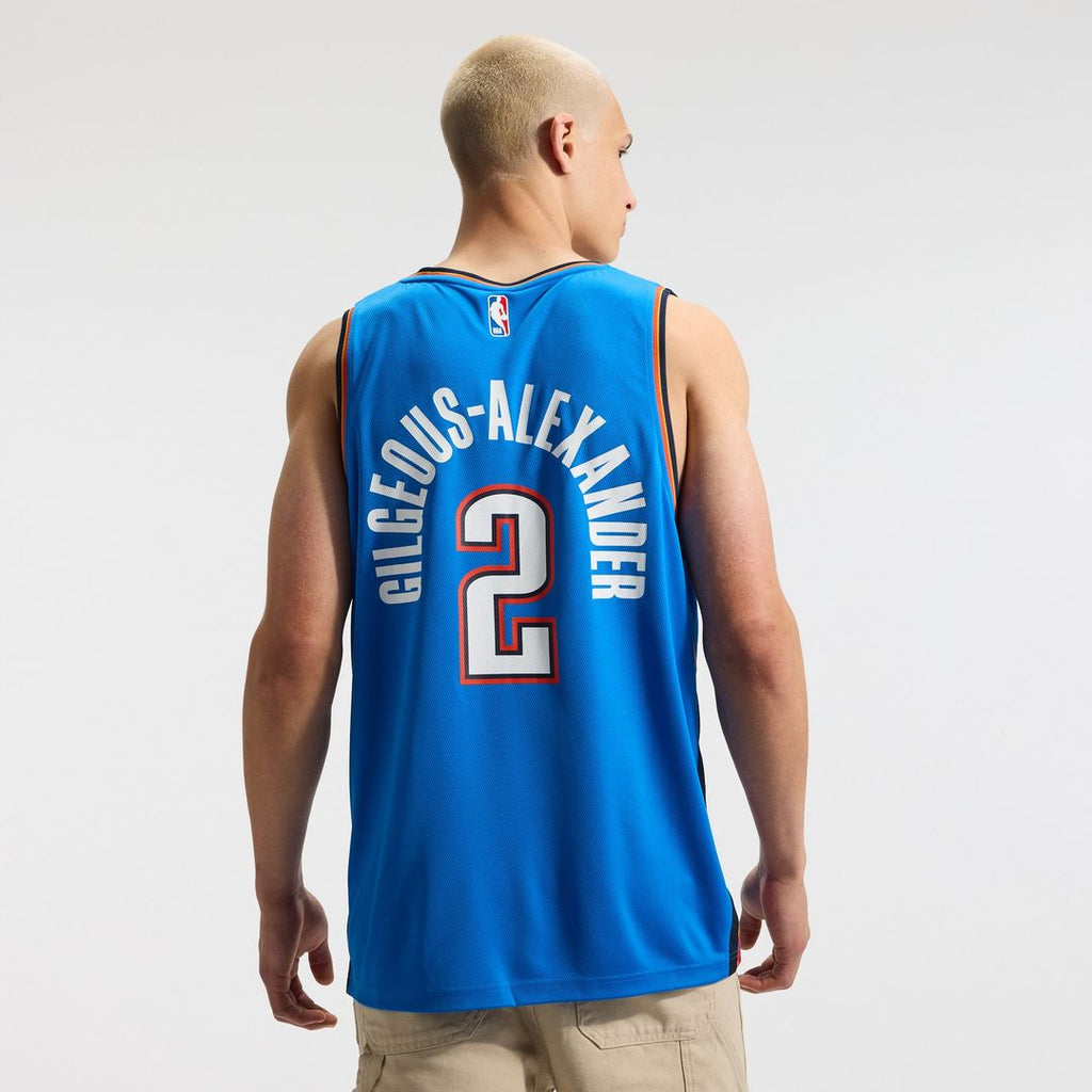 Shai Gilgeous-Alexander Oklahoma City Thunder Fanatics Fast Break Replica Player Jersey - Icon Edition - Blue | NBA Fan Gear