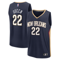 Derik Queen New Orleans Pelicans Fanatics Fast Break Replica Jersey - Icon Edition - Navy | NBA Fan Gear
