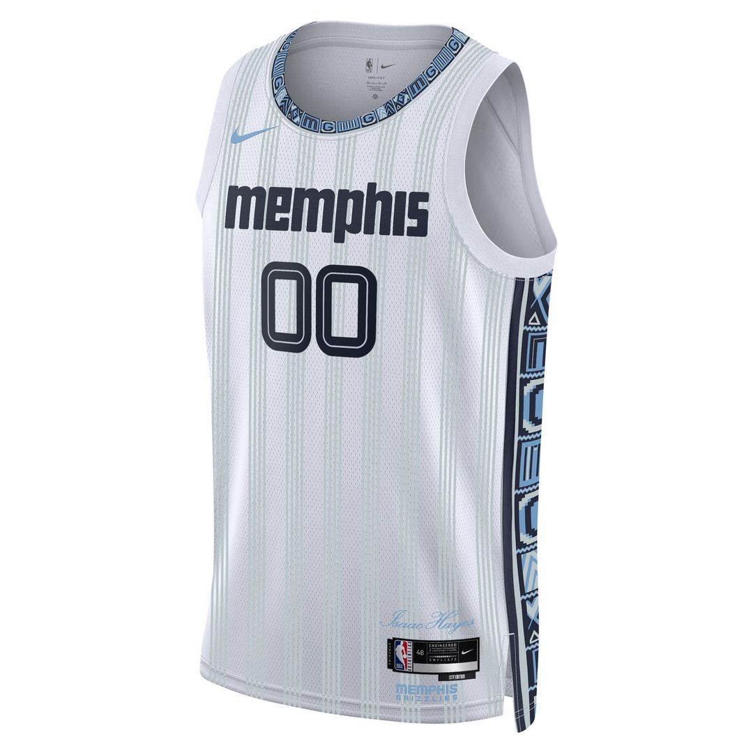 Memphis Grizzlies Nike Unisex 2025/ 26 City Edition Swingman Custom Jersey - White | NBA Fan Gear