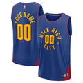 Denver Nuggets Fanatics Youth Fast Break Custom Replica Jersey - Blue - Statement Edition | NBA Fan Gear