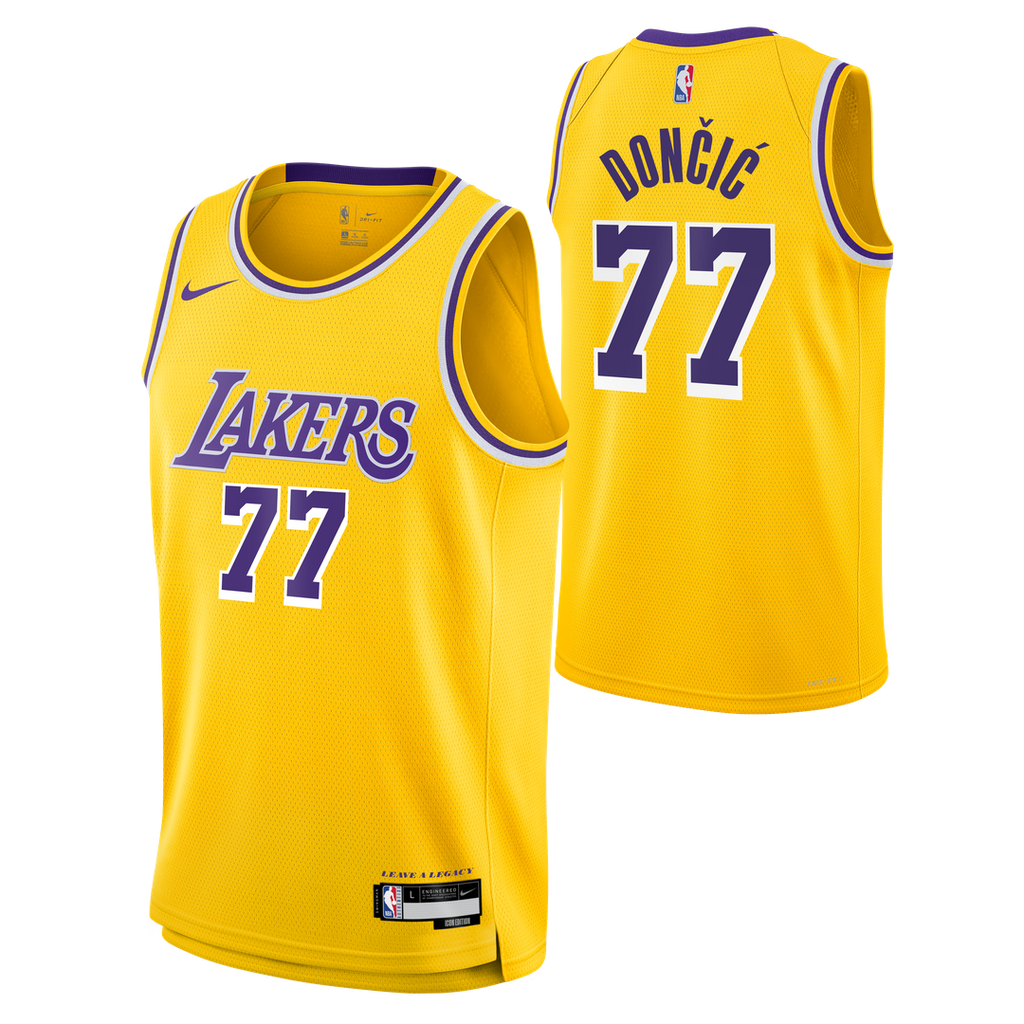 Luka Dončić Los Angeles Lakers Nike Unisex Swingman Jersey - Icon Edition - Gold | NBA Fan Gear