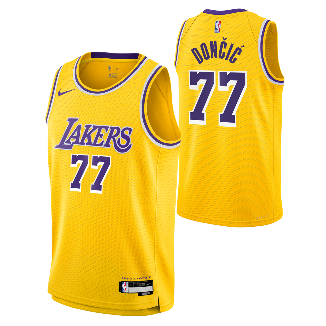 Luka Dončić Los Angeles Lakers Nike Unisex Swingman Jersey - Icon Edition - Gold | NBA Fan Gear