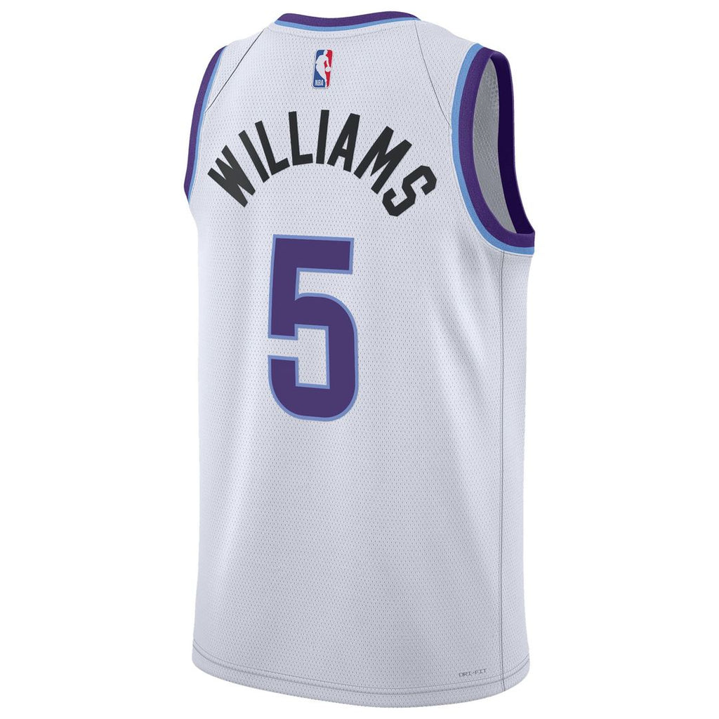 Cody Williams Utah Jazz Nike Unisex Swingman Jersey - Association Edition - White | NBA Fan Gear