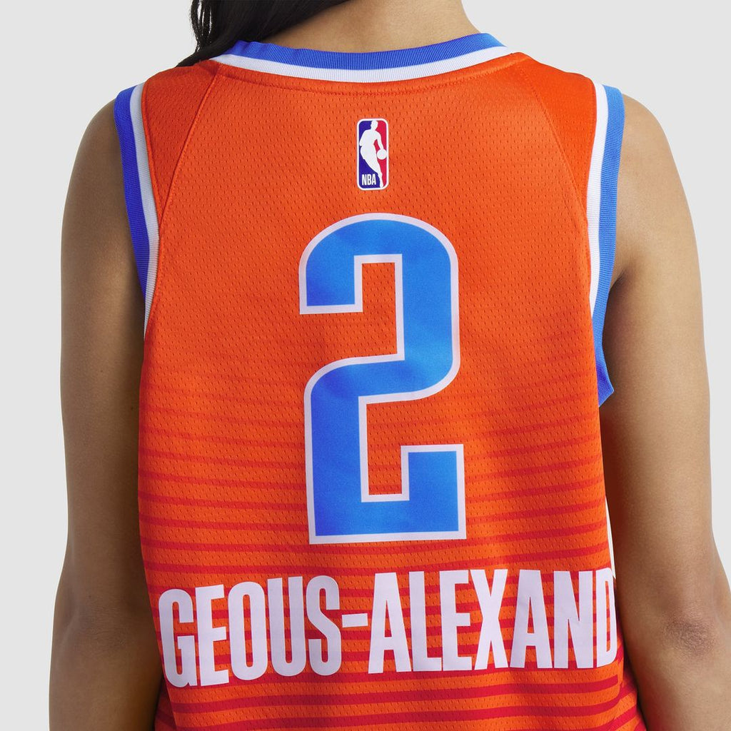 Shai Gilgeous-Alexander Oklahoma City Thunder Jordan Brand Unisex Swingman Jersey - Statement Edition - Orange | NBA Fan Gear