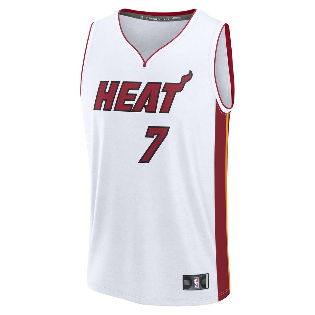 Kel'el Ware Miami Heat Fanatics Youth Fast Break Replica Player Jersey - Association - White Edition | NBA Fan Gear