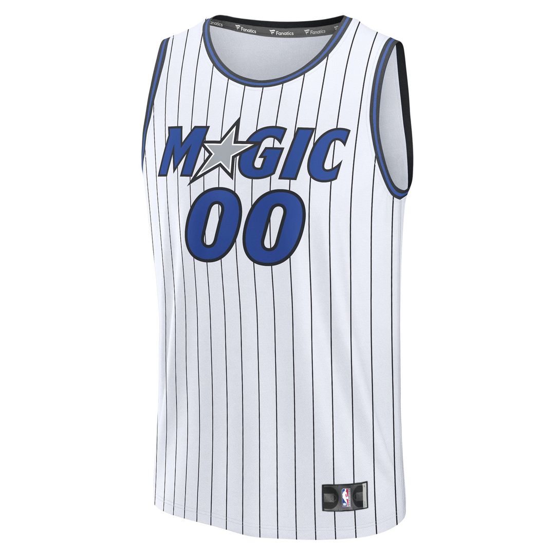 Orlando Magic Fanatics Youth Fast Break Replica Custom Jersey - Association Edition - White | NBA Fan Gear