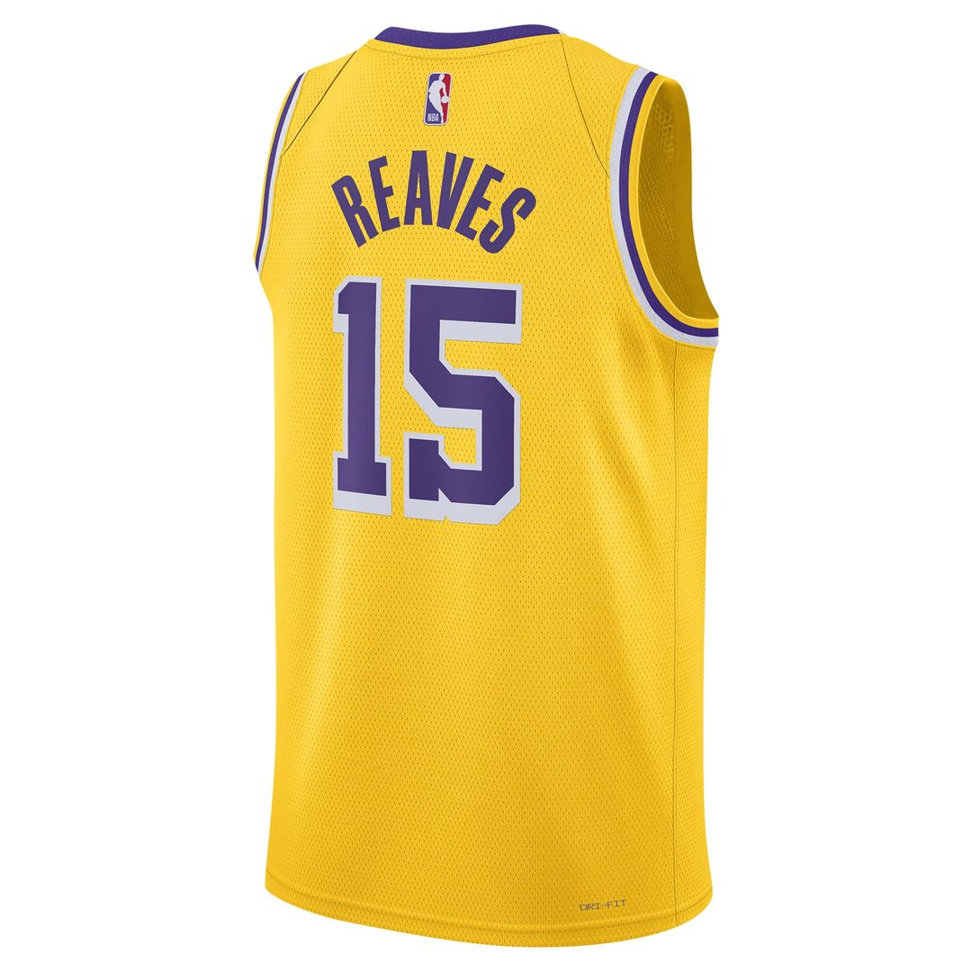 Austin Reaves Los Angeles Lakers Nike Unisex Swingman Jersey - Icon Edition - Gold | NBA Fan Gear