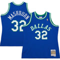 Jamal Mashburn Dallas Mavericks Mitchell & Ness 1993/ 94 Hardwood Classics Swingman Jersey - Blue | NBA Fan Gear