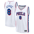 Paul George Philadelphia 76ers Fanatics Youth Fast Break Replica Player Jersey - Association Edition - White | NBA Fan Gear
