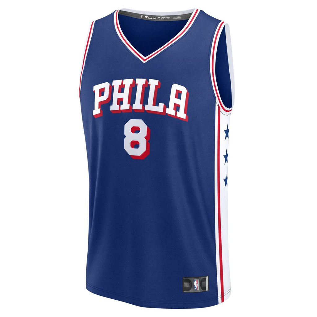 Paul George Philadelphia 76ers Fanatics Youth Fast Break Replica Player Jersey - Icon Edition - Royal | NBA Fan Gear
