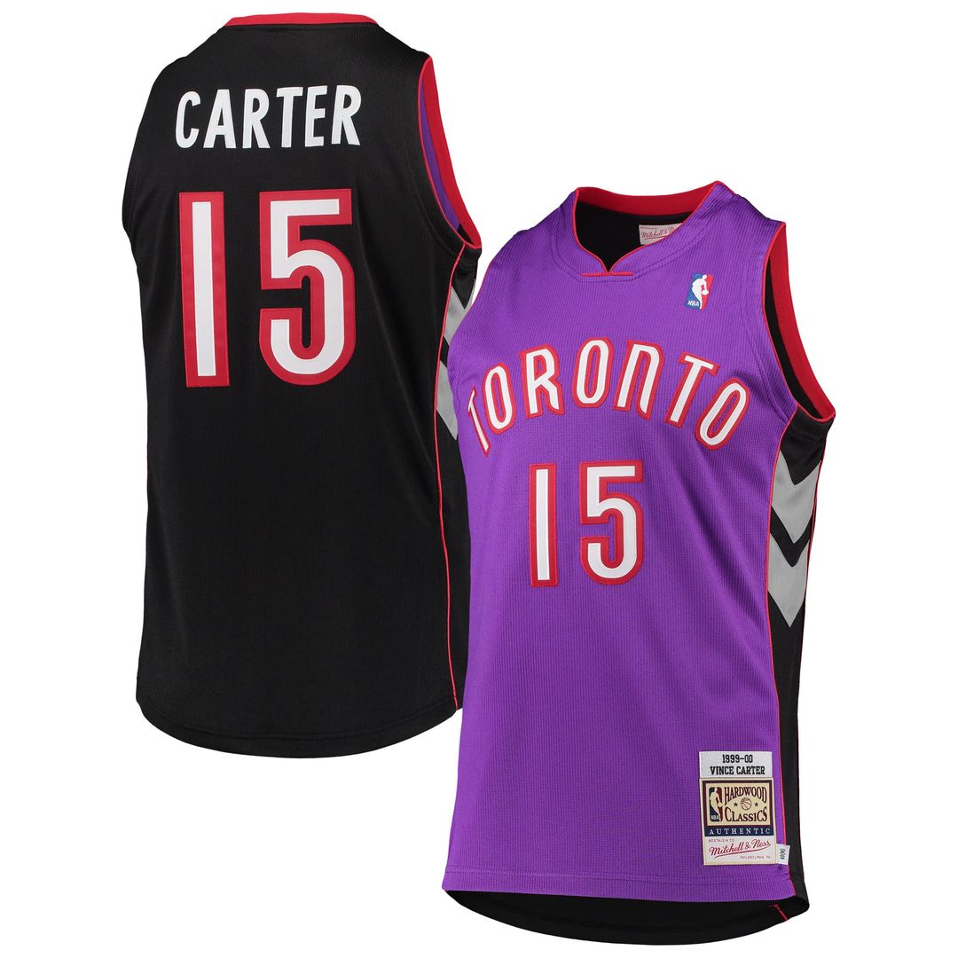 Vince Carter Toronto Raptors Mitchell & Ness 1999/ 2000 Hardwood Classics Authentic Jersey - Purple | NBA Fan Gear