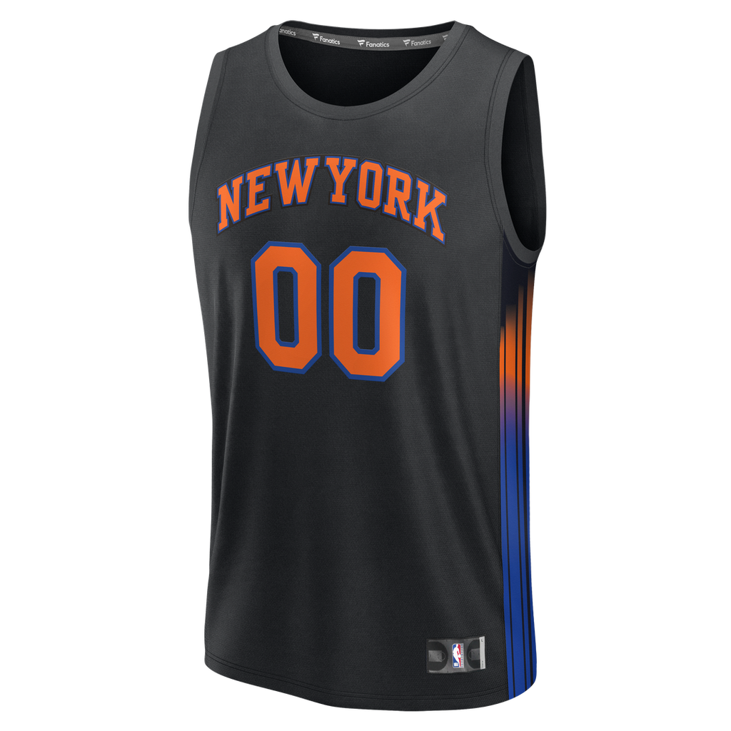 New York Knicks Fanatics Youth Fast Break Custom Jersey - Association Edition - White | NBA Fan Gear