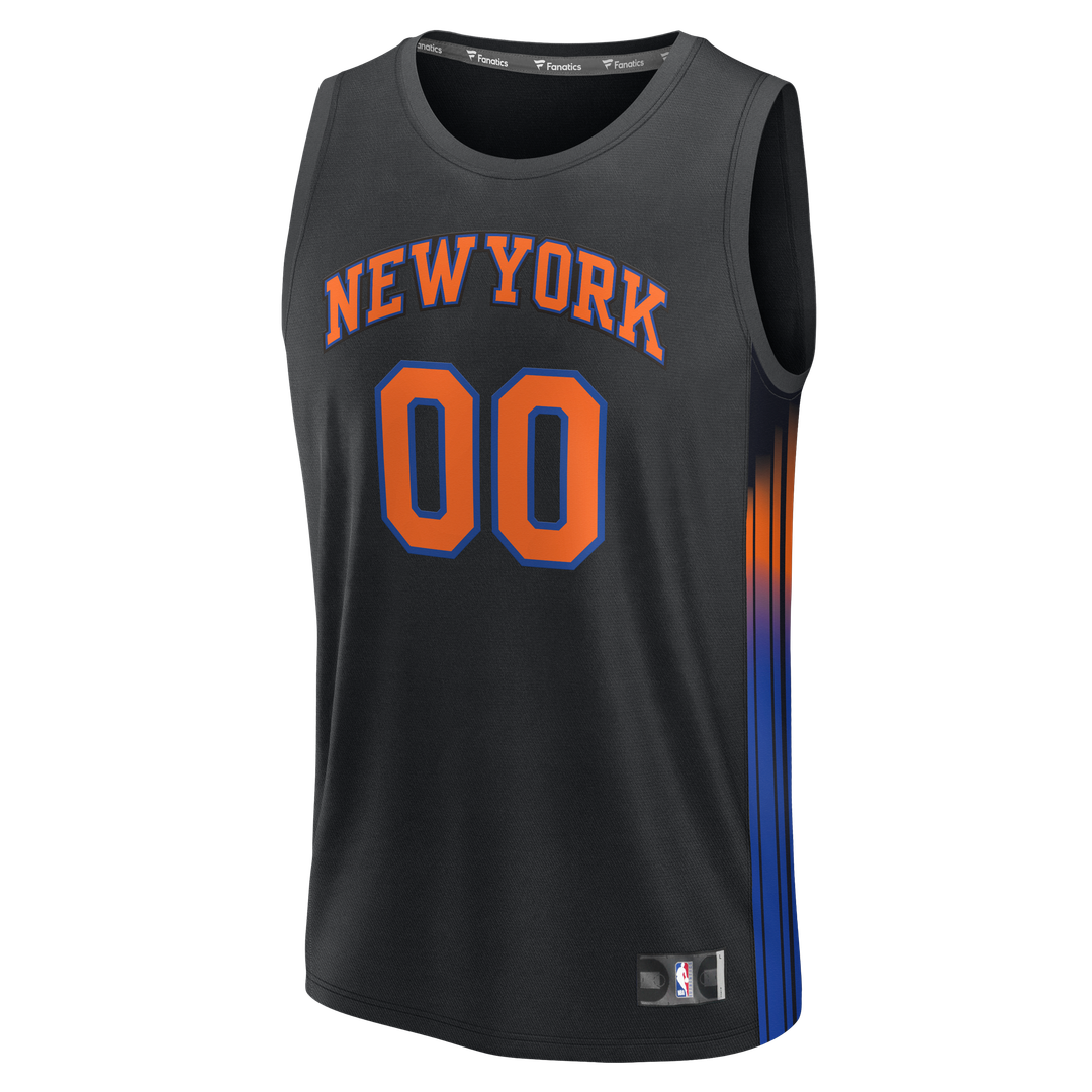 New York Knicks Fanatics Youth Fast Break Custom Jersey - Association Edition - White | NBA Fan Gear