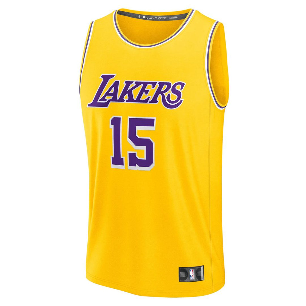 Austin Reaves Los Angeles Lakers Fanatics Youth Fast Break Replica Jersey - Gold - Icon Edition | NBA Fan Gear