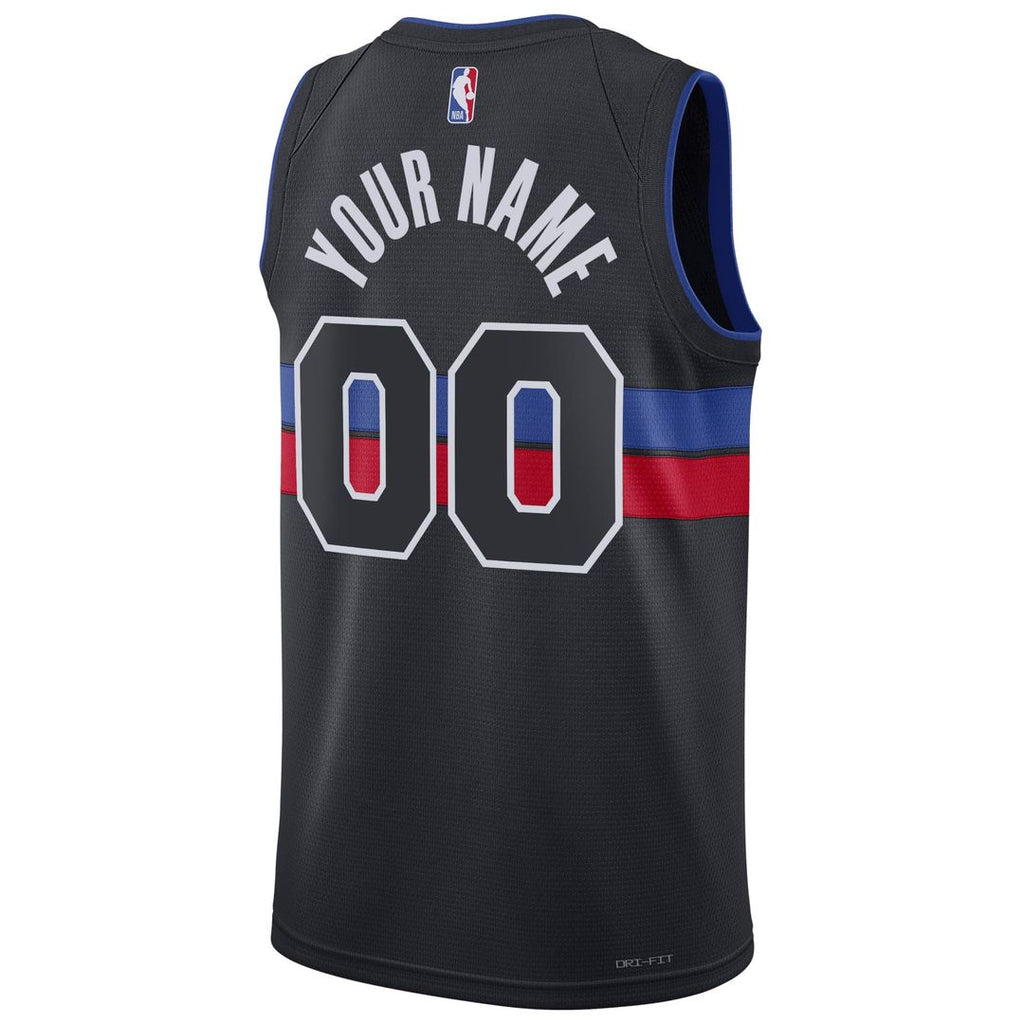 Detroit Pistons Jordan Brand Unisex 2022/ 23 Swingman Custom Jersey - Statement Edition - Blue | NBA Fan Gear