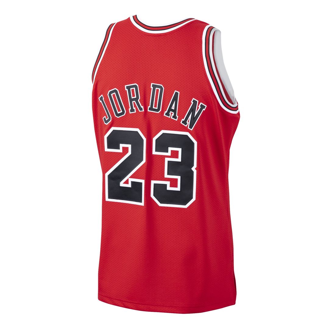 Michael Jordan Chicago Bulls Mitchell & Ness 1997/ 98 Hardwood Classics Authentic Jersey - Scarlet | NBA Fan Gear
