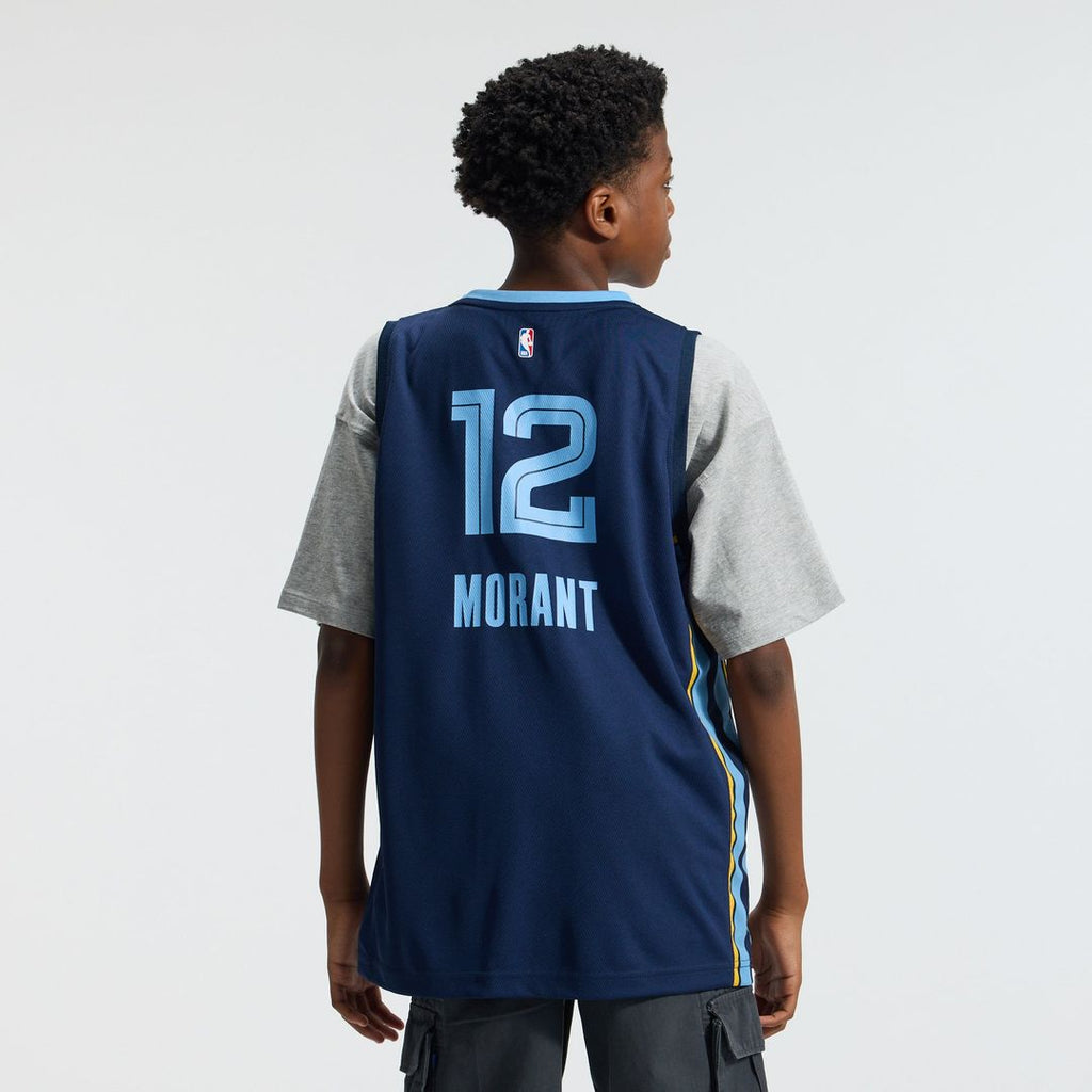 Ja Morant Memphis Grizzlies Fanatics Youth Fast Break Replica Player Jersey - Icon Edition - Navy | NBA Fan Gear
