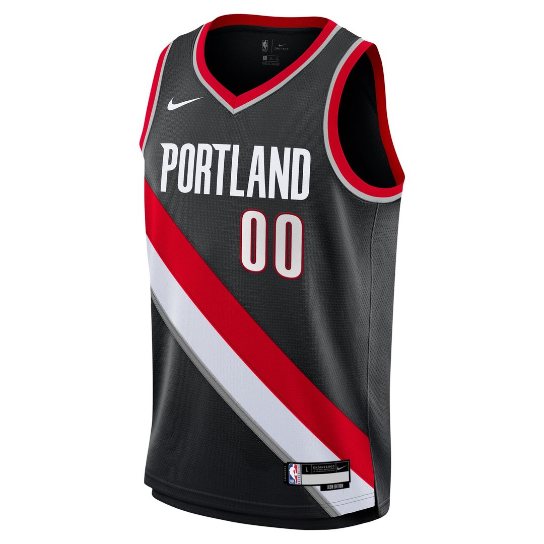 Scoot Henderson Portland Trail Blazers Nike Youth Swingman Jersey - Icon Edition - Black | NBA Fan Gear