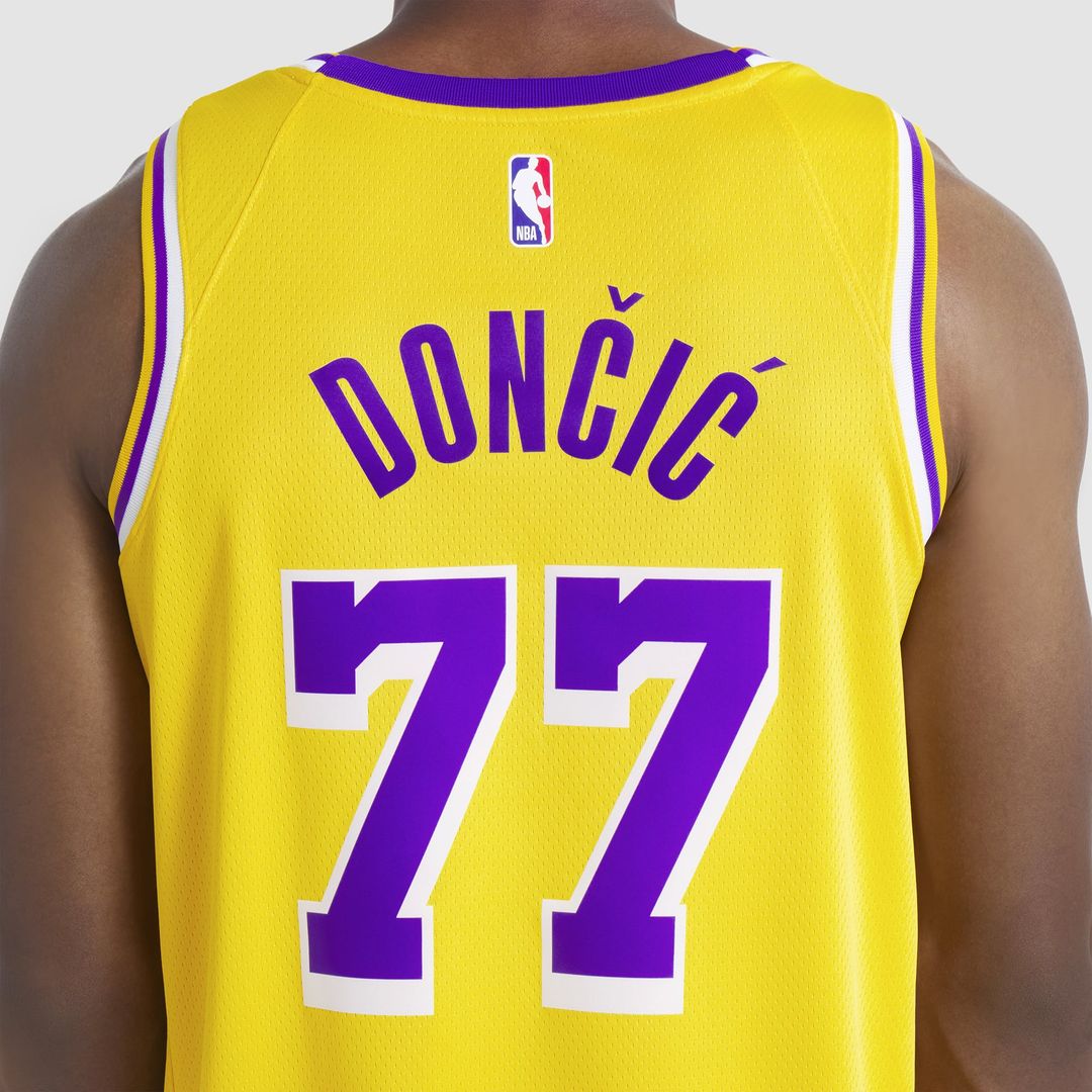 Luka Dončić Los Angeles Lakers Nike Unisex Swingman Jersey - Icon Edition - Gold | NBA Fan Gear