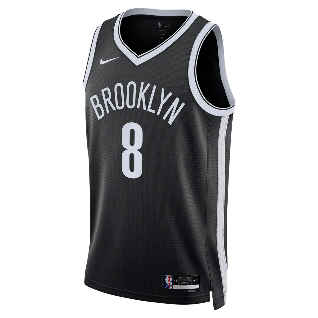 Egor Dëmin Brooklyn Nets Nike Unisex Swingman Jersey - Icon Edition - Black | NBA Fan Gear