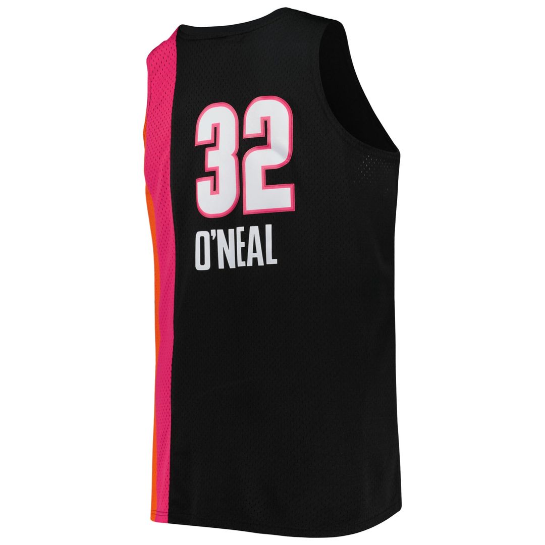 Shaquille O'Neal Miami Heat Mitchell & Ness Big & Tall Hardwood Classics 2005/ 06 Swingman Jersey - Black | NBA Fan Gear