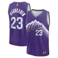 Lauri Markkanen Utah Jazz Fanatics Fast Break Replica Jersey - Icon Edition - Purple | NBA Fan Gear