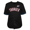 Oklahoma City Thunder Fanatics Big & Tall Pop Full-Button Jersey - Black | NBA Fan Gear