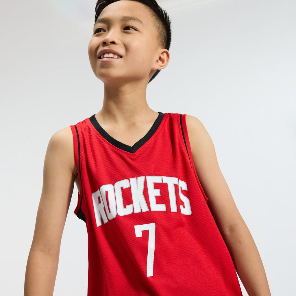 Kevin Durant Houston Rockets Fanatics Youth Fast Break Jersey - Icon Edition - Red | NBA Fan Gear