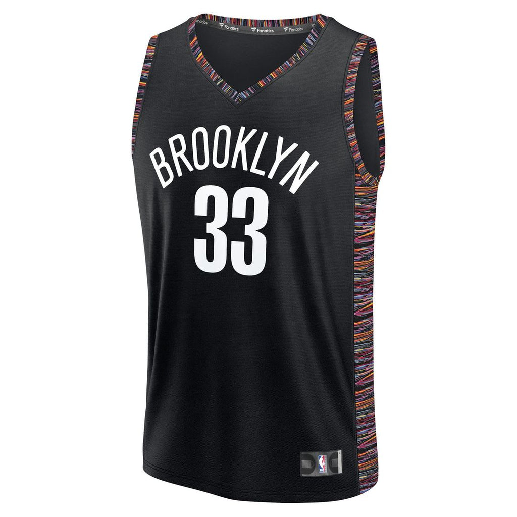 Nic Claxton Brooklyn Nets Fanatics 2025/ 26 City Edition Fast Break Jersey - Black | NBA Fan Gear