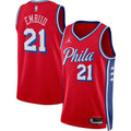 Joel Embiid Philadelphia 76ers Jordan Brand Unisex Swingman Jersey - Statement Edition - Red | NBA Fan Gear