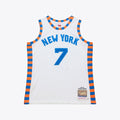 Carmelo Anthony New York Knicks Mitchell & Ness 2015-16 Hardwood Classics Authentic Jersey - White | NBA Fan Gear