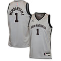 Victor Wembanyama San Antonio Spurs Jordan Brand Youth Swingman Jersey - Statement Edition - Silver | NBA Fan Gear
